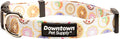 Downtown Pet Supply - Best, Cute & Fancy Dog Collar - Lightweight Adjustable Dog Collar with Quick Buckle & D-Ring - Hand Wash Safe - Donut - S - Small Dog Collar