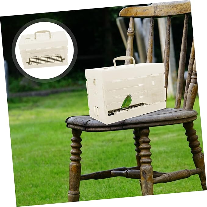 UPKOCH Portable Bird Carrier Cage for Travel Lightweight Bird Travel Carrier for Hiking Camping and Outdoor Activities