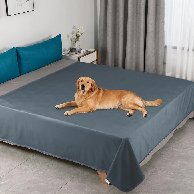 Ameritex Pet Bed Blanket Reversible 100% Waterproof Velvet Super Soft for Sofa and Bed