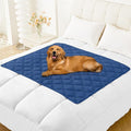 Smiry Waterproof Dog Bed Cover Blanket 40x50, Soft Reversible Pet Blanket, Washable Leakproof Cats Dogs Couch Cover for Sofa, Couch, Furniture, Navy/Navy