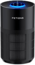 Air Purifiers for Bedroom with H14 True HEPA, Quiet Air Cleaner With Sleep Mode Night Light, Small Air Purifier Covers Up to 1200ft², 360° Air Intake, 3 Speeds, Timer, Aroma Function, Black