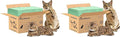 PetsWorld Universal Fit Multi-Cat Pad Refills for Litter Box, Fresh Scented, Ultra-Absorbent, Odor Control, Pack of 50