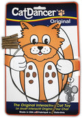 Cat Dancer Interactive Cat Toy - Fun and Fitness for Your Furry Friend - Engaging Paper Roll Attached with 30 Inches Flexible Spring Steel Wire for Playful Cats – 2 Pack