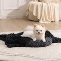 gogobunny Waterproof Dog Blanket for Couch & Furniture Protection - Super Soft Reversible Throw for Large Dogs & Cats, Calming Washable Fur & Sherpa Pet Blanket (25x35 Inch, Black)
