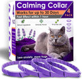 4 Pack Calming Collar for Cats – Pheromone Cat Calming Collar Cat Anxiety Relief and Stress – Adjustable Water Resistant Breakaway Calming Collars Natural Ingredients Pheromones Rapid Effect