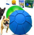 Herding Ball for Dogs, Dual Layered Herding Dog Ball Set for Australian Shepherd, Cattle, Collie, for Dog, Agility Equipment- Free Training Book (Blue, 18 inch)