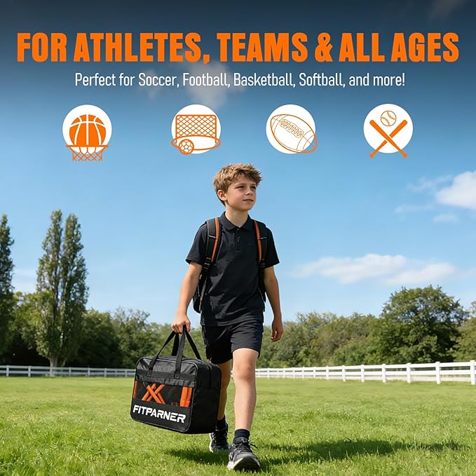 Agility Ladder, Soccer Football Training Equipment Set - 20ft Speed Ladder, 4 Hurdles,Parachute, 12 Cones & Jump Rope | Agility & Speed Training for Kids Youth Adults,Basketball & Football Accessories