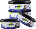 4 Pack Cat Litter Refill Bags, Non-See-Through Jumbo 120FT Cartridge Refill Total Up to Over 16 Months Per Cat for Odor Control, Compatible with Genie Standard, Plus, Style, Design