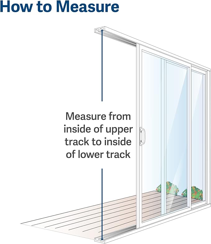 PetSafe Sliding Glass Pet Door - No-Cut DIY Install Doggy Door for Renters - Aluminum Frame - Adjustable Height 75 7/8" to 80 11/16" - Ideal for Medium Dogs Up to 40 lb - White