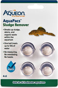 Aqueon AquaPacs Sludge Remover, for Freshwater Aquariums, 4 Pack