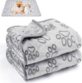 Dog Blankets for Small, Medium Dogs, Puppy Blanket Washable, Dogs Essentials for Puppies, Cat (41" x 30",2)