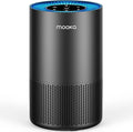 Air Purifiers for Home Large Room Pets Up to 1300 Sq Ft, MOOKA H13 True HEPA Air Purifier Cleaner with 360° Air Inlet, Fragrance, 13dB Air Purifier for Bedroom Wildfire Smoke Pet Dust Pollen (Black)