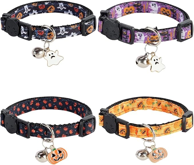 Yizepet Cat Collars with Bells, Breakaway Kitten Collar, Cute Kitty Collar, Pet Supplies Accessories