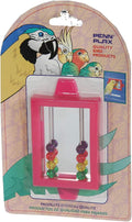 Penn-Plax Bird Life - Mirror with Beads Toy | Easy to Attach to Any Bird Cage | Keep Your Birds Entertained and Stimulated (BA507)