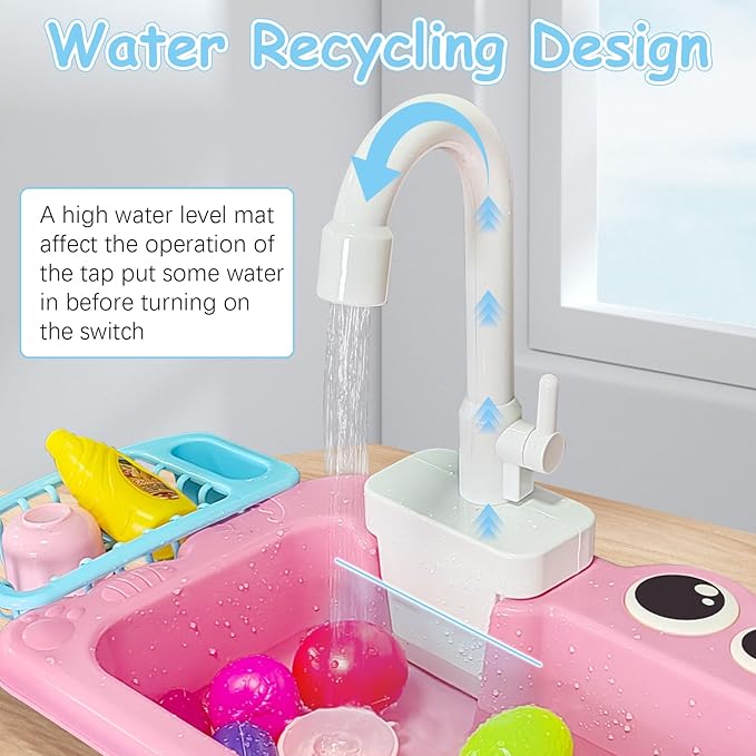 PINVNBY Parrot Bath Tub Bird Automatic Bathtub with Faucet Multifunctional Parakeet Shower Box Bird Bathroom Toys Cage Accessory for Small Medium Birds (Pink