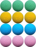 Cat Golf Balls for Indoor Kitten Toys - Interactive Sponge Foam Soccer Balls (Mixed)