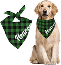 Custom Pet Scarf Personalized Dog Bandana with Name Personalized Add Your Text Bibs Triangle Head Scarfs Gift for Small Medium Large Dogs Cats Baby Puppy Pets Accessories