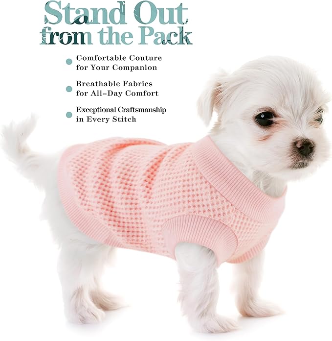 Cozy and Functional Dog Shirts for Small Puppies: Stretchable Brown Attire with Easy-On Design, Ideal for Chihuahuas and Yorkies - Enhance Comfort and Playfulness on Chill Days X-Large