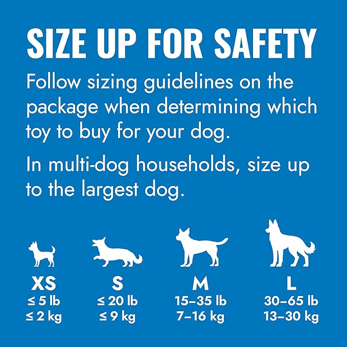 KONG Puppy - Natural Teething Rubber Chew Toy for Dogs - Stuffable Dog Toy for Extended Playtime - Chew & Fetch Toy for Puppies - for Medium Puppies - Blue