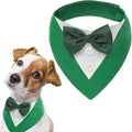 FUAMEY Dog Tuxedo St.Patrick's for Medium Dogs,Dog Formal Suit Dogs Attire Pet Bow Tie Puppy Party Costumes Cat Tux Outfits Pets Bandana Cosplay Adjustable Bowties St.Patrick's Day Green M