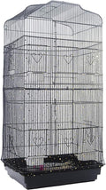 QBLEEV Extra Large 29.5" Mesh Bird Seed Catcher, Bird Cage Guard Cover with No Mess, Birdcage Nylon Shell Skirt Traps Guards to Protect Floors, Stretchy Cage Covers with Secure Fit