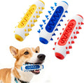 3 Pack Dog Chew Toys for Small and Medium Dogs - Toothbrush Stick for Teeth Cleaning, Durable & Long Lasting Dog Toys to Keep Dogs Busy