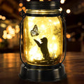kyoryuger Dog Solar Lanterns Retriever Dog Solar Lights Golden Retriever Gifts for Women Men Dog Lovers Gifts Decorative Hanging Dog Lanterns with Stake for Yard Garden Decor Outdoor Dog Light