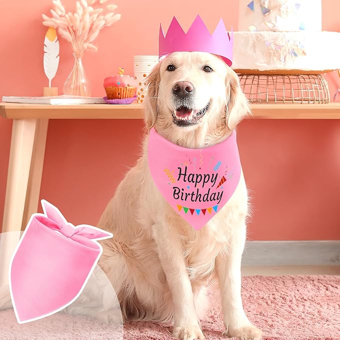 Kacctyen 100 Pieces Dog Bandanas Bulk Plain Blank Heat Transfer Triangle Dog Bibs Washable Adjustable DIY Bandanas Puppy Cat Pets(31.5 x 21.65 x 21.65 Inch)