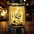kyoryuger Maltese Dog Gifts for Women/Men Maltese Solar Lanterns Birthday Dog Lovers Lantern Pet Loss Dog Memorial Lights Solar Garden Decoration for Yard, Patio,Backyard,Porch Torches Light