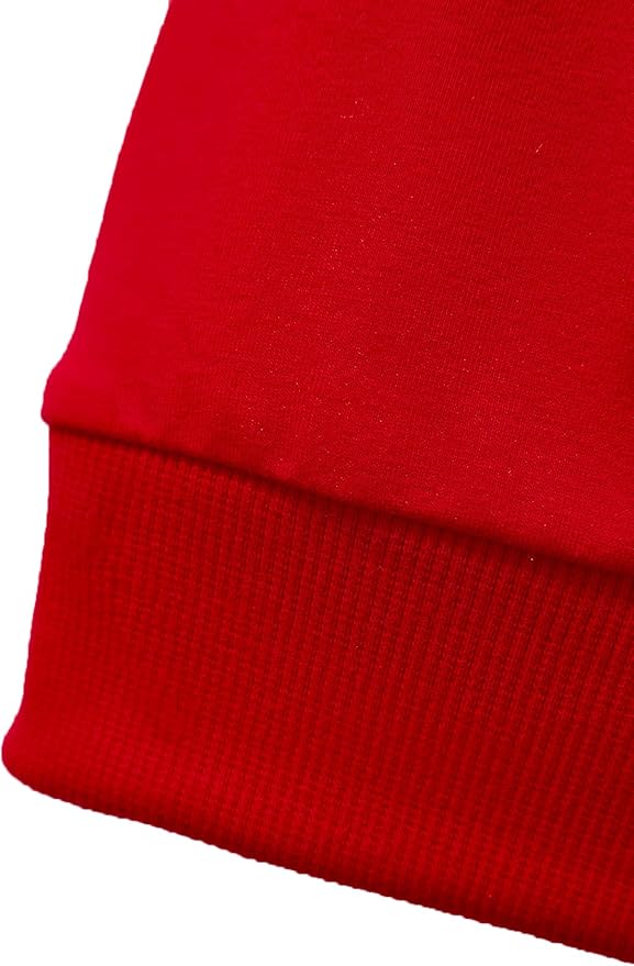 Toddler Baby Girls Cotton Sweater, Long Sleeve Crewneck Sweatshirt Pullover Kids Warm Clothing for Fall Winter