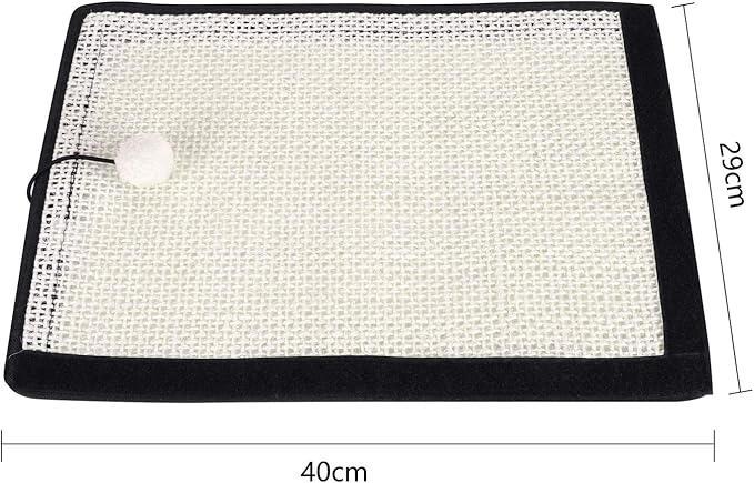 HAOZAIKEJI Cat Scratcher Mat Sofa Protector Natural Sisal Cat Scratching Mat Cat Scratch Couch Cover Heavy Duty Couch Guard Easy Installation Scratch Pad for Grinding Claws Protecting Furniture