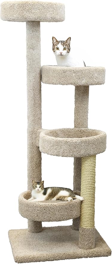 New Cat Condos Cat Tree, Beige