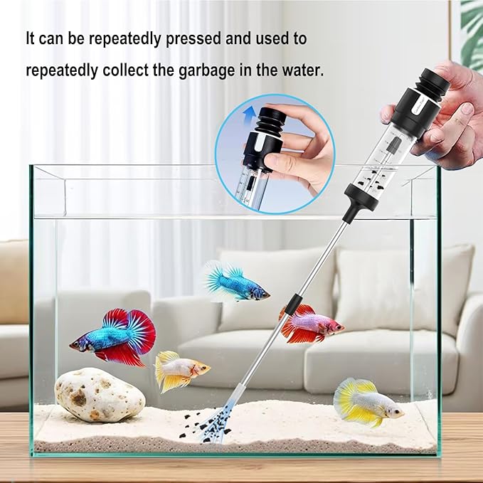 Carefree Fish Aquarium Precision Siphon Pipette Upgraded Turkey Baster Waste Remover Fish Feeder Feeding Coral Fish Tank Fertilizing Plants Feeding Tube Poop Collector 20Inch