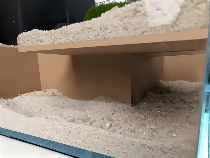 Fish Tank Tunnel Aquarium Hardscape, Shrimp Hide Aquarium Tunnel, Shrimp Tank Aquarium Decor Fish Tank Cave, Fish Tank Decorations Hideout, Fish Hideout for Aquarium, Fish Tank Accessories Decorations