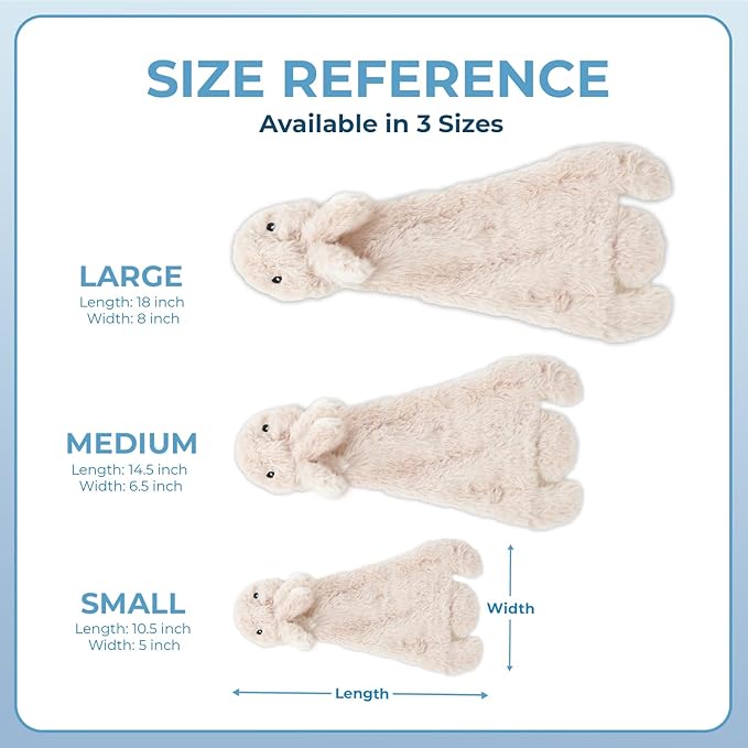 Best Pet Supplies Squeaky Dog Toys with Soft Durable Fabric for Small, Medium and Large Pets Interactive Toy for Indoor Play, Supports Active Biting and Play - Hare, Pig, Medium