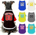 Custom Dog Shirt Personalized Pet Jersey Shirts with Name Photo Text Logo Customized Dog Pullover T Shirt Gifts for Small Medium Large Dogs Cats