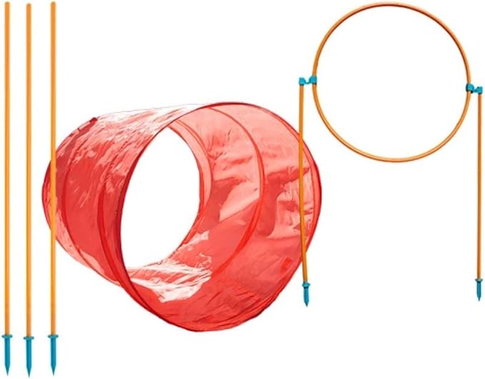 Outward Hound Zip & Zoom Outdoor Dog Agility Training Kit for Dogs