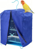 Bird Cage Cover for Night, Bird Cage Cover Shield, Black-Out Birdcage Cover, Good Night Windproof Light-Proof Cage Accessories for Parakeets Lovebirds Parrot (Only Covers, Blue)