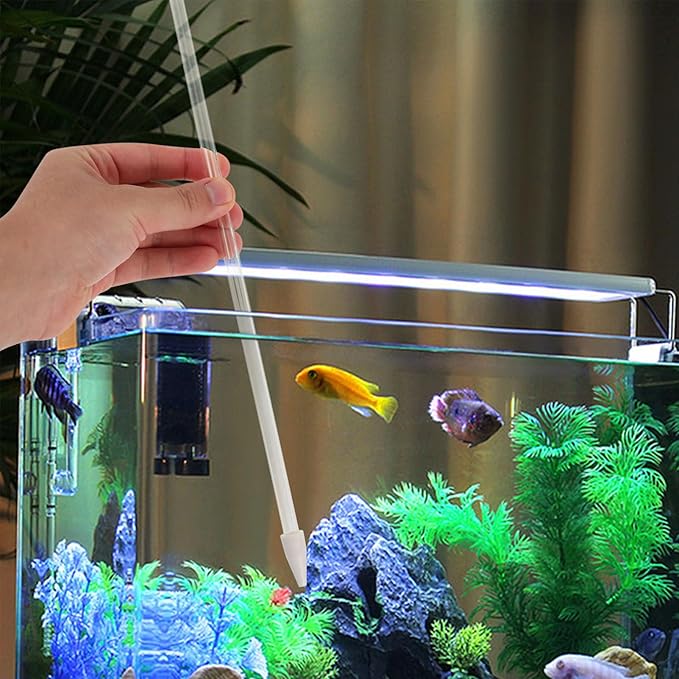 Coral Feeder with Soft Head Manual Cleaner for Fish Tank Aquarium Excreta Precise Tool for Coral and Water Plants