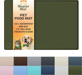 Neater Pet Brands Neater Mat Pet Mats for Food and Water, Cat & Dog Bowl Mat Waterproof Silicone, Feeding Tray, Dog Food Mats for Floors, Placemat w/Raised Edge for Under Bowls, 24" x 16", Olive