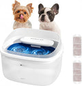 Gardner Pet 1 Gallon Pet Water Fountain, Vortex Dog Water Dispenser, Ultra Quiet Automatic Cat Fountain with Filter, Splash-Proof, Easy to Clean,Without Adapter(White)