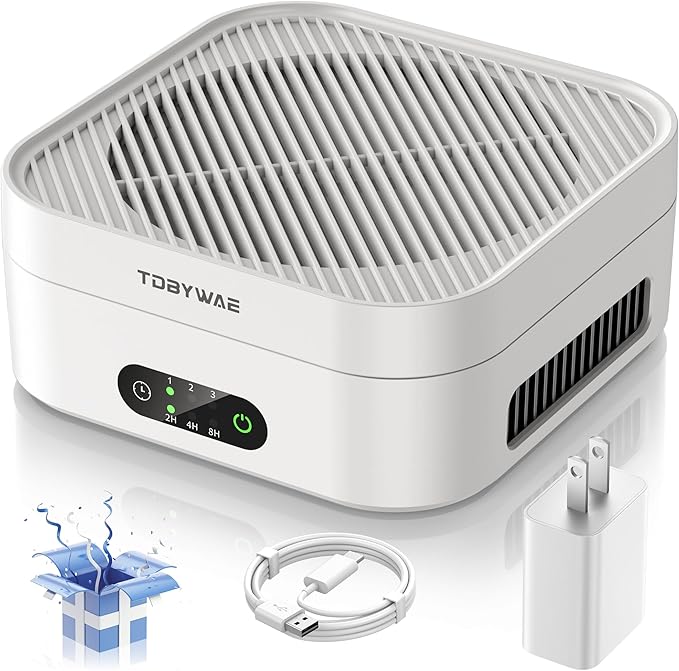 Air Purifiers for Home Bedroom Up to 600 ft², True HEPA Air Purifier for Pets Dust Dander Pollen Odor Smoke, Portable Car Air Purifier for Travel