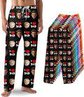 Custom Pajama Pants with Face customized PJ Pants Christmas Valentine gifts for Men Women