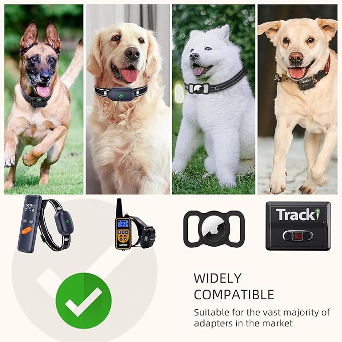 Collar Replacement Strap, Reflective Replacement Nylon Collar Strap Dog GPS Training Bark Receiver Collars, Durable Adjustable E Collar Straps for Small Medium Large Dogs, Pink