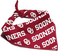 Oklahoma Sooners Officially Licensed Bandana for Dogs and Cats | Fits Pets Great Gift Idea | Easy-to-Tie (Small, 13")