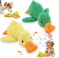 2025 Upgraded Dog Toys, New Durable Calming Duck Toys, Dog Toys for Aggressive Chewers with Soft Squeaker, Fun for Indoor Puppies and Senior Pups (2 Pcs, L-11.4 * 13.5in)