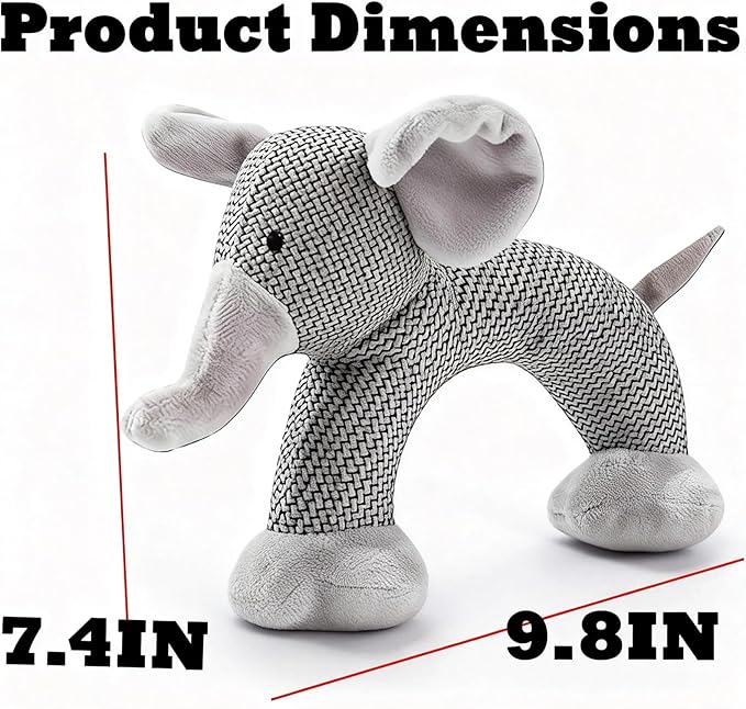 Linen Safari Companions, Squeaky Dog Chew Animals, with Durable Linen Material, Durable and Resistant to Chewing, for Relieve Dog's Boredom (Sheep)