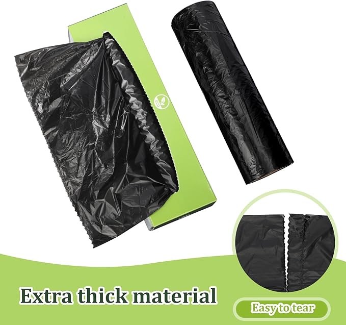 Sherr 6 Boxes Dog Poop Bags Bulk Leak Proof Dog Waste Bags Doggy Poop Bags Pet Waste Bags for Puppy Pets Outdoor Walking and Travel