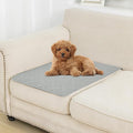 BOCTOPUG Dog Bed Cover for Pets Blankets Rug Pads for Couch Protection Waterproof Bed Covers Dog Blanket Furniture Protector Reusable Changing Pad (Light Grey+Ivory, 20"x30")