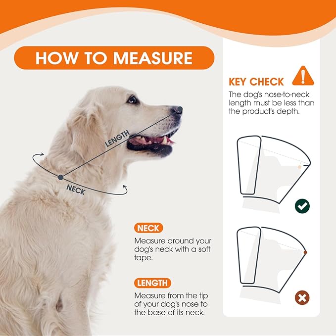 Dog Cone Collar After Surgery for Large Dogs, Adjustable Soft Cone for Dogs to Stop Licking, Professional Elizabethan Collar for Pet, Recovery Cones for Wound Healing & Hot Spots